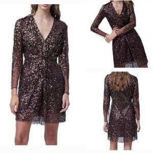 New French Connection Emille Sequin Sheath Dress